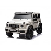 Mercedes Benz G63 AMG elektrinis džipas 4x4 24V 800W (Baltas)